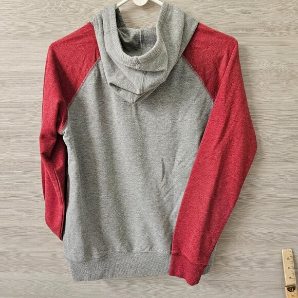 NFL Washington G-III Redskins Light Hoodie Women Sz L Gray Raglan Discontinued - Picture 6 of 13